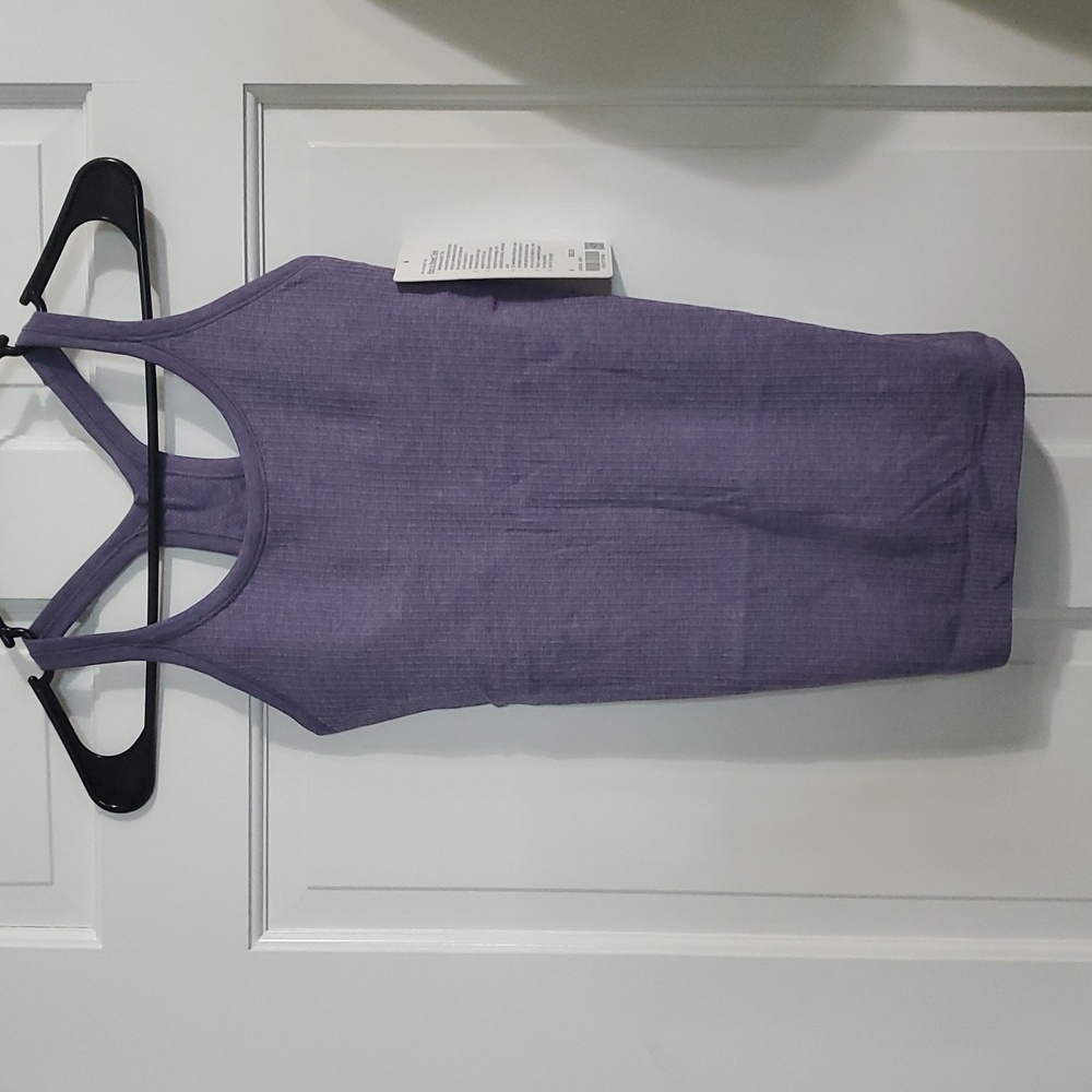 NWT Lululemon Ebb To Street Tank Sz 2 Grape Mist